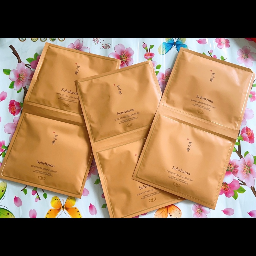 3 x SULWHASOO CONCENTRATED GINSENG RENEWING CREAMY MASK